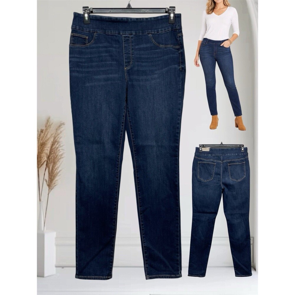 Chico's PullOn Denim Jeggins Women's Chico's Size 1R (US 8R) Basic Stretch Jeans